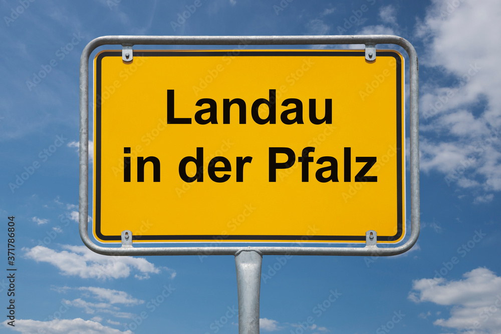 Ortstafel Landau in der Pfalz