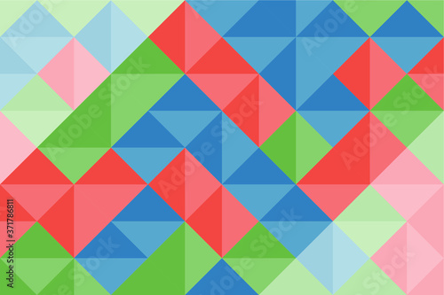 Color geometric design, vector background.