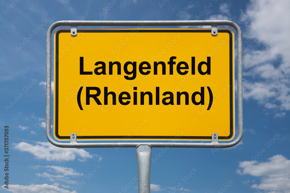 Ortstafel Langenfeld (Rheinland)