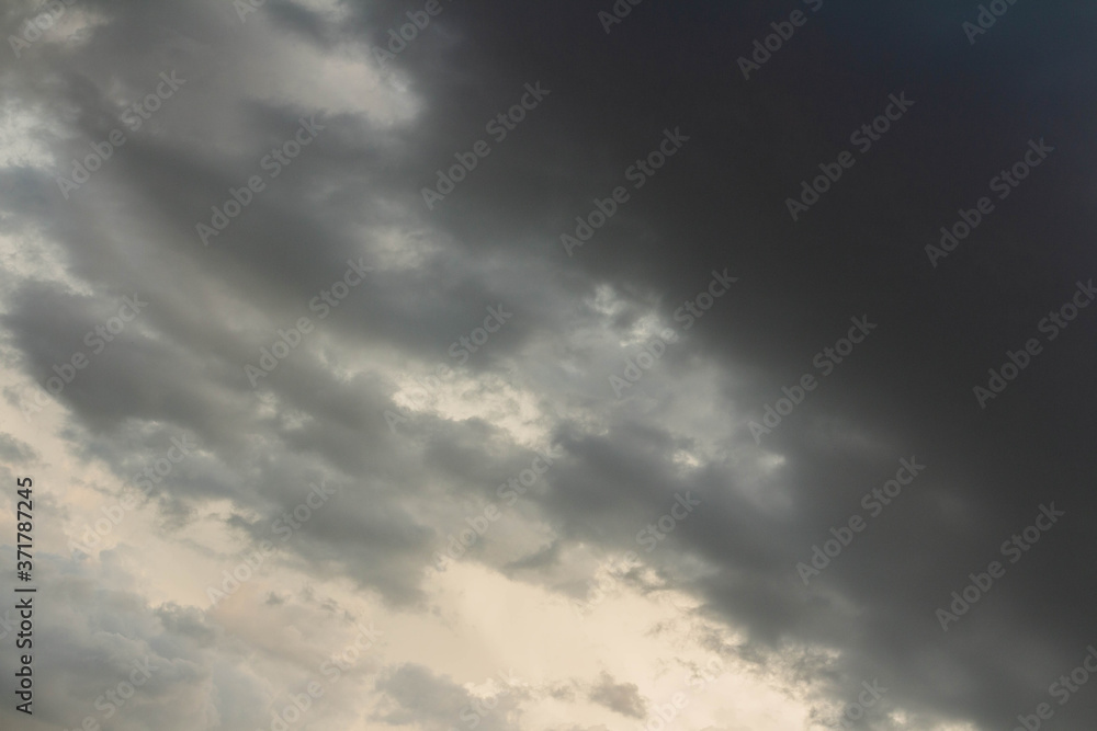 Obraz premium dark storm clouds before rain