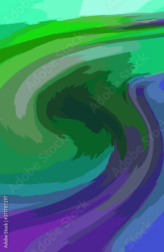 abstract green background with waves