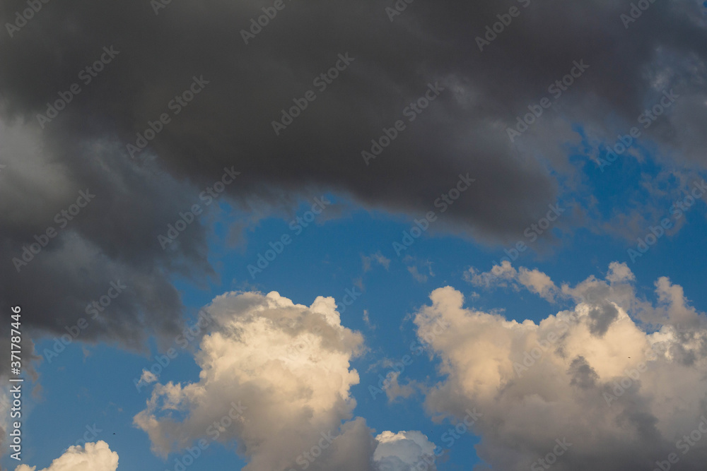 Fototapeta premium dark storm clouds before rain