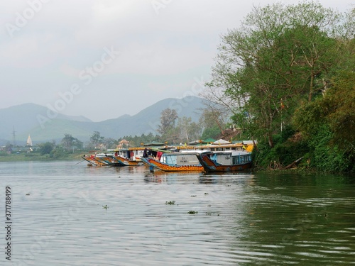 Vietnam, Thua Thien Hue Province, Hue City, listed at World Heritage site by Unesco, The Perfume River