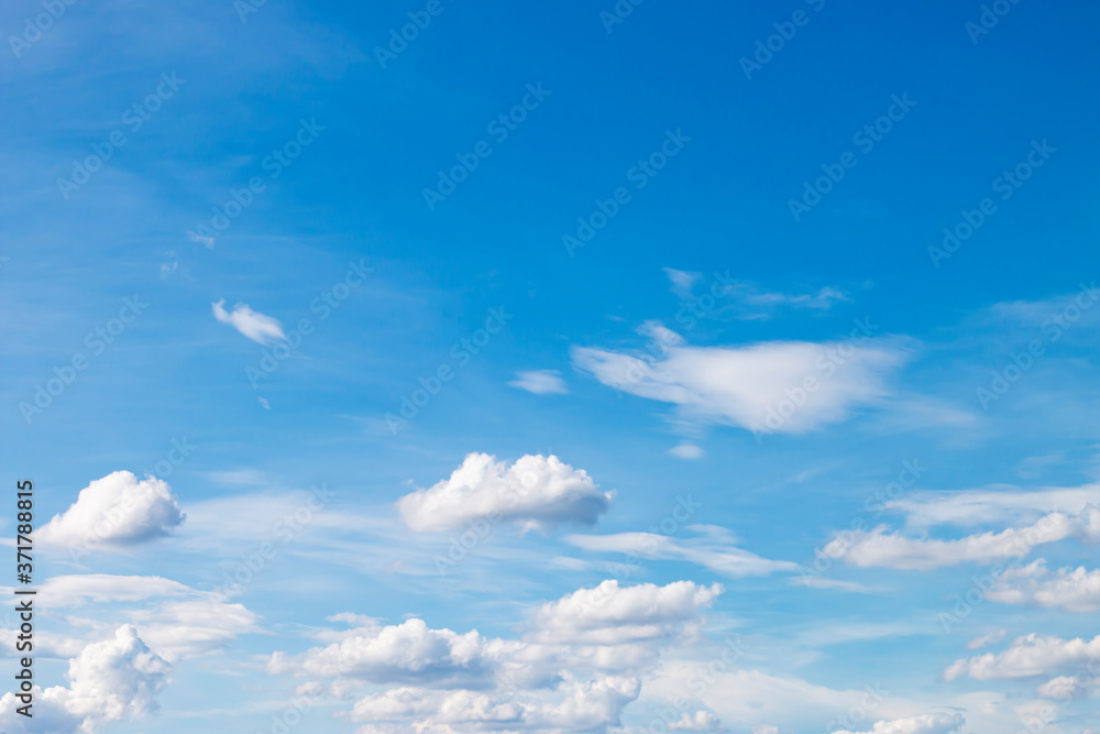Soft white clouds in the sky. Soft white clouds in the sky.