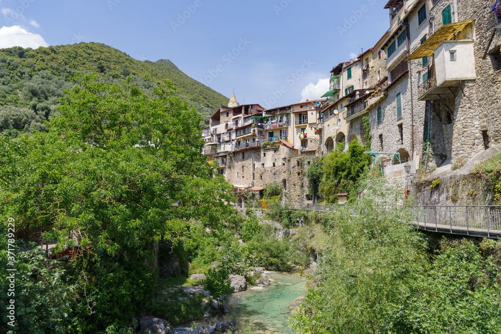 Rocchetta Nervina ancient village, Liguria region, Italy