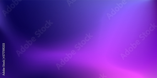 Abstract Beautiful wave background. Blurred deep purple pink and blue color gradient backdrop. Vector illustration for your graphic design, banner, poster, card, wallpaper  or website