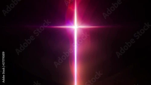 Glowing Christian Cross Loop