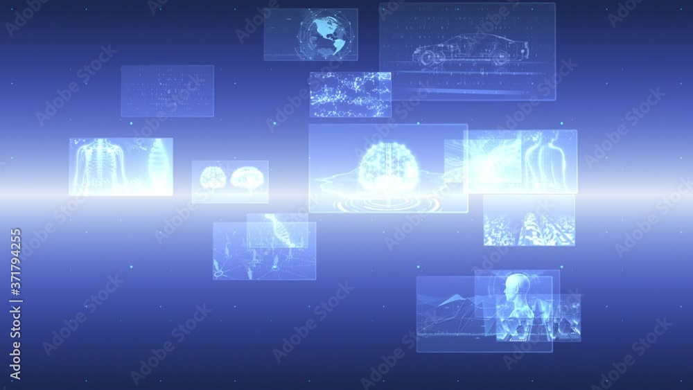 Digital Network Technology AI 5G data communication concepts background. Digital Network Technology AI 5G data communication concepts background.