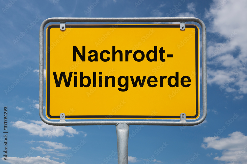 Ortstafel Nachrodt-Wiblingwerde