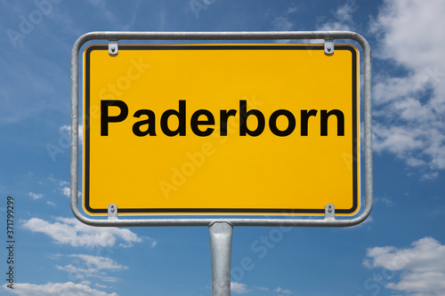 Ortstafel Paderborn