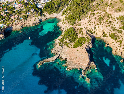 Cala Codolar, Ibiza island. Spain.