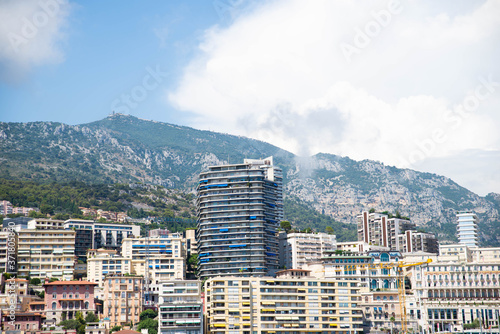 Paysage lointain de Monaco