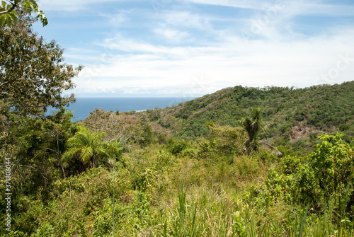 Roatan Tourist Island Hilly Landscape