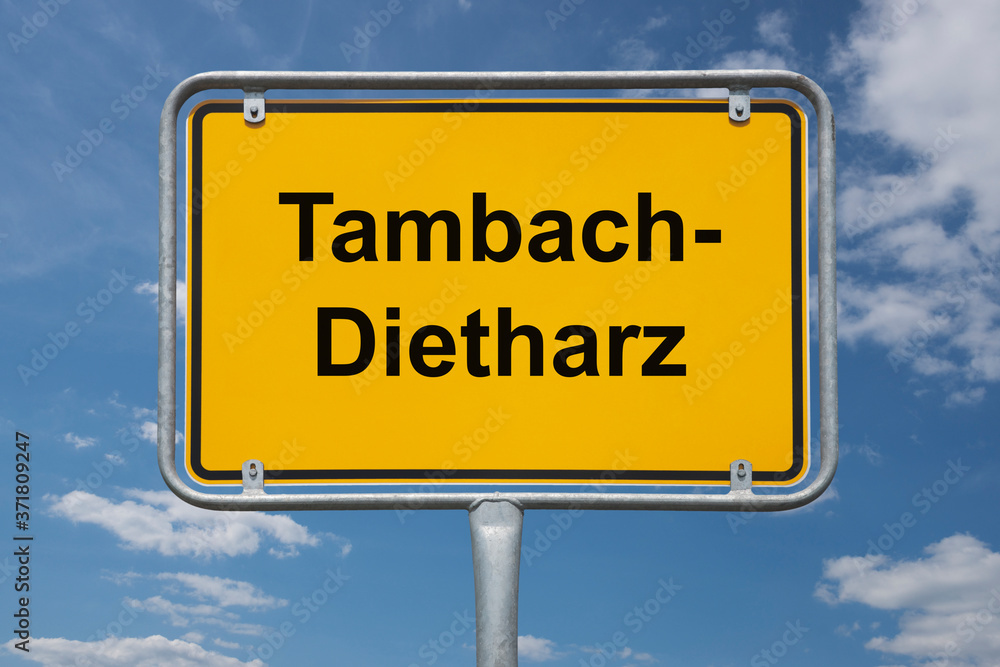 Ortstafel Tambach-Dietharz