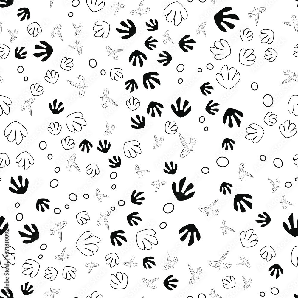 Steel fish on a white background. simple concept vector illustration. fish pattern Steel fish on a white background. simple concept vector illustration. fish pattern