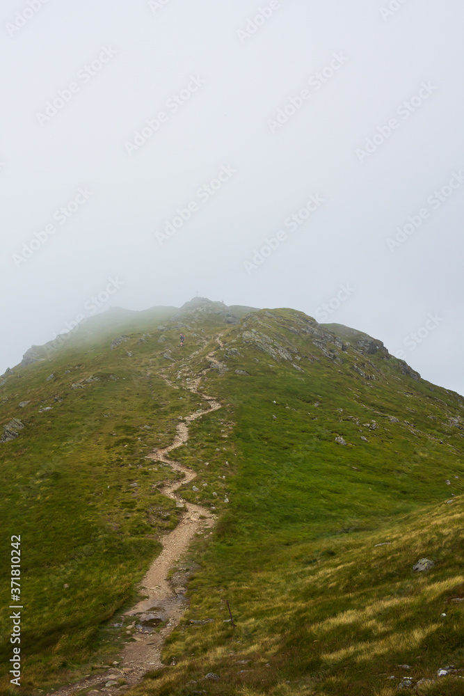 Views of Stirlingshire in Scotland on a lovely summersday from the top of the mountain Ben Ledi
