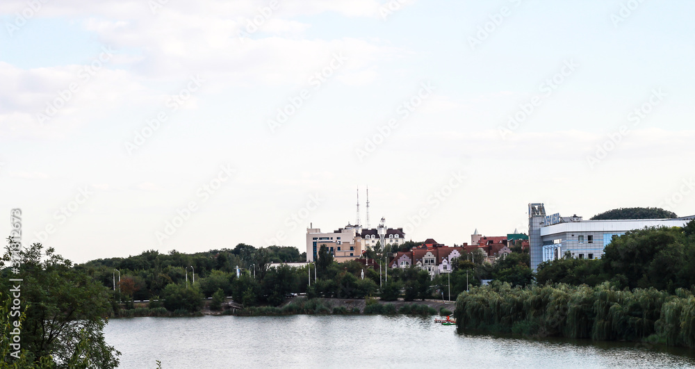 Landscapes Of Donetsk. Reservoirs of Donbass 16.08.2020 year.