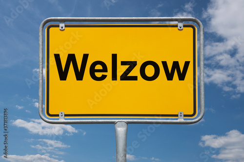 Ortstafel Welzow