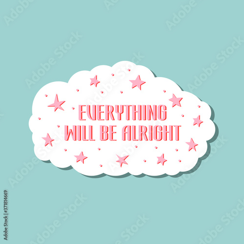 everything will be alright card