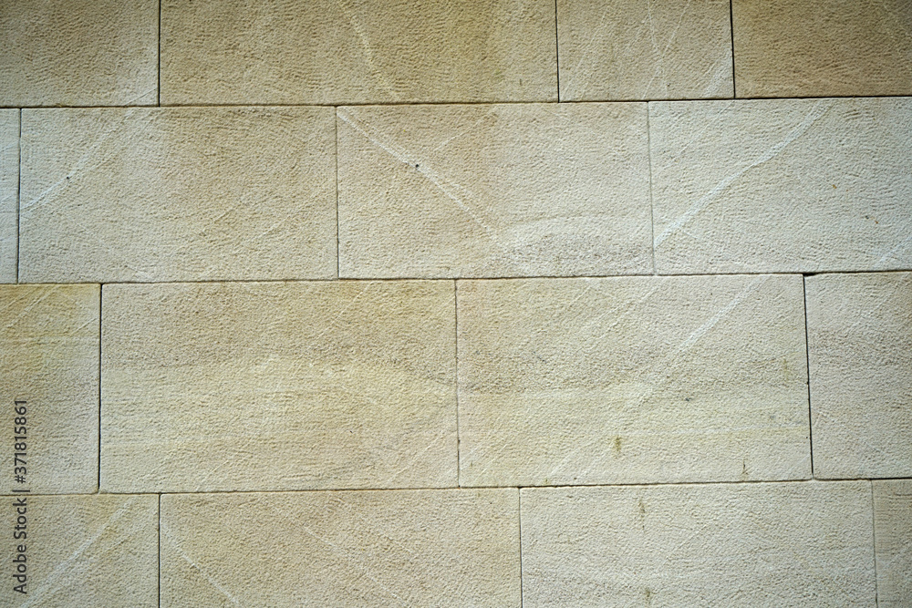 Naklejka premium Artfully built walls with natural stone 