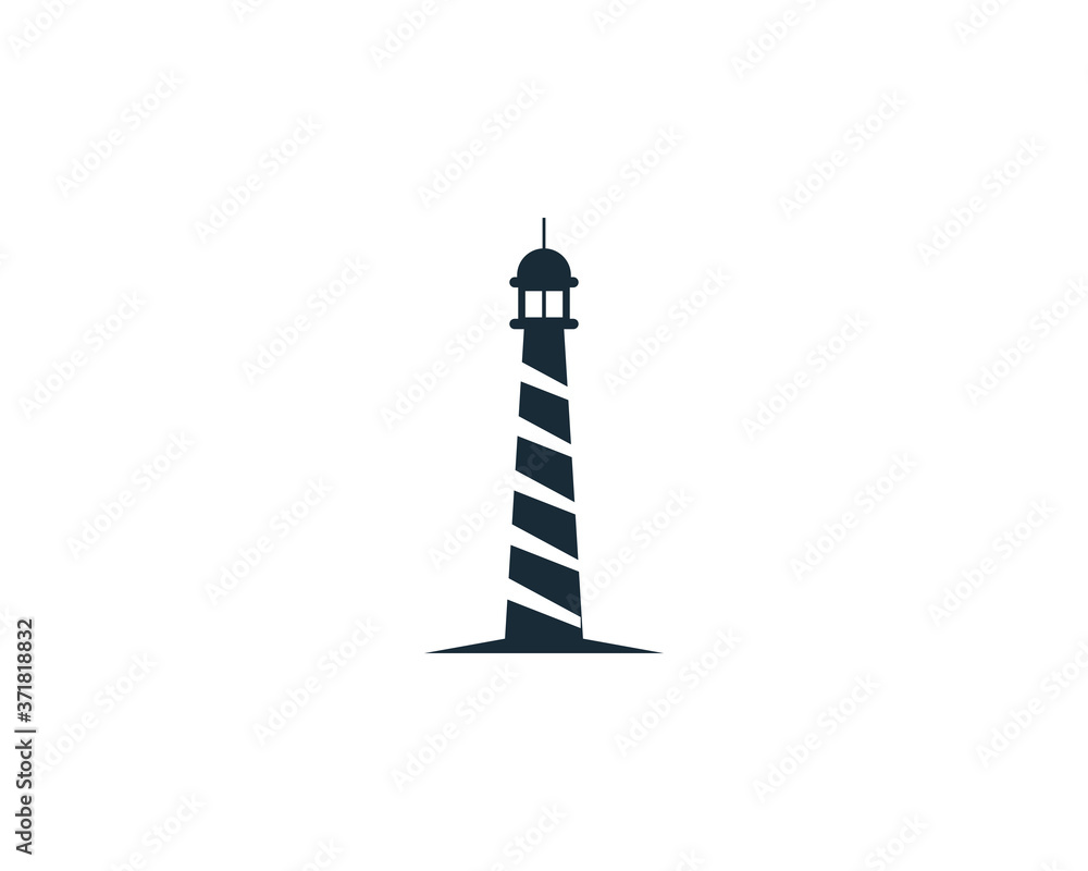 Light Beam, Lighthouse Icon Vector Logo Template Illustration Design Light Beam, Lighthouse Icon Vector Logo Template Illustration Design