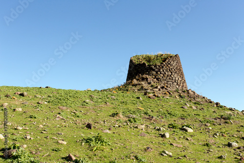 Photo of an ancient nuraghe in Sardinia