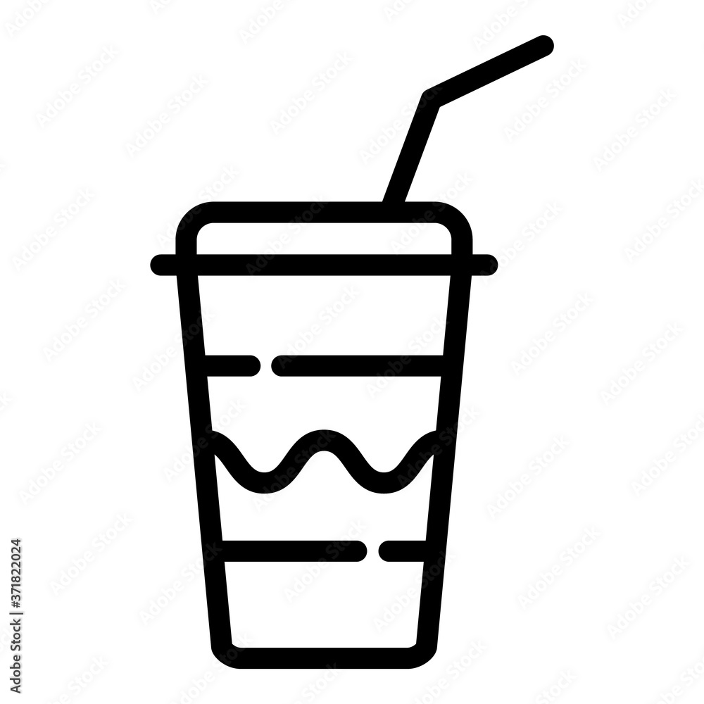 Lemonade Flat Icon Isolated On White Background Lemonade Flat Icon Isolated On White Background
