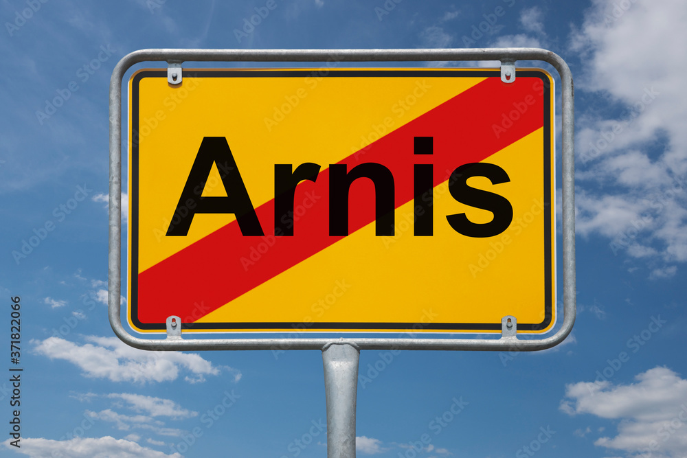 Ortstafel Arnis