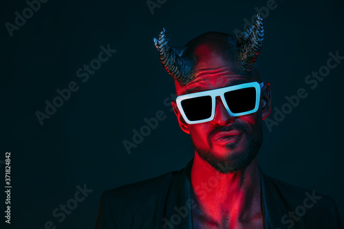 bad demon in sunglasses