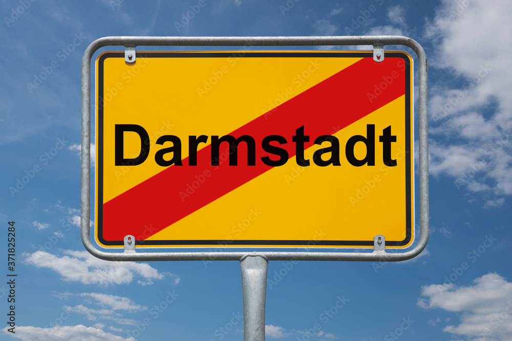 Ortstafel Darmstadt | signpost Darmstadt Ortstafel Darmstadt | signpost Darmstadt
