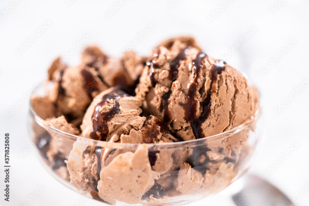 Chocolate ice cream Chocolate ice cream