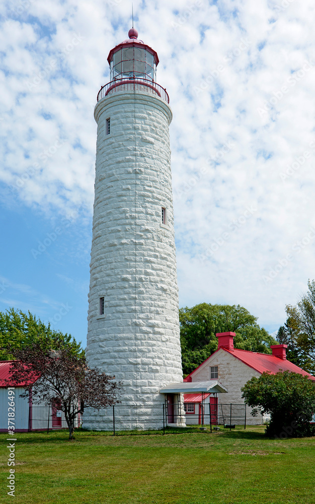 Point Clark Lighthouse on Lake Huron, Ont.Canada