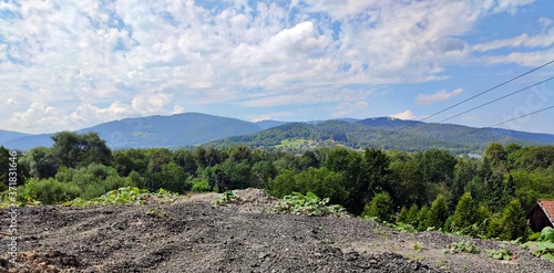 View of the hills