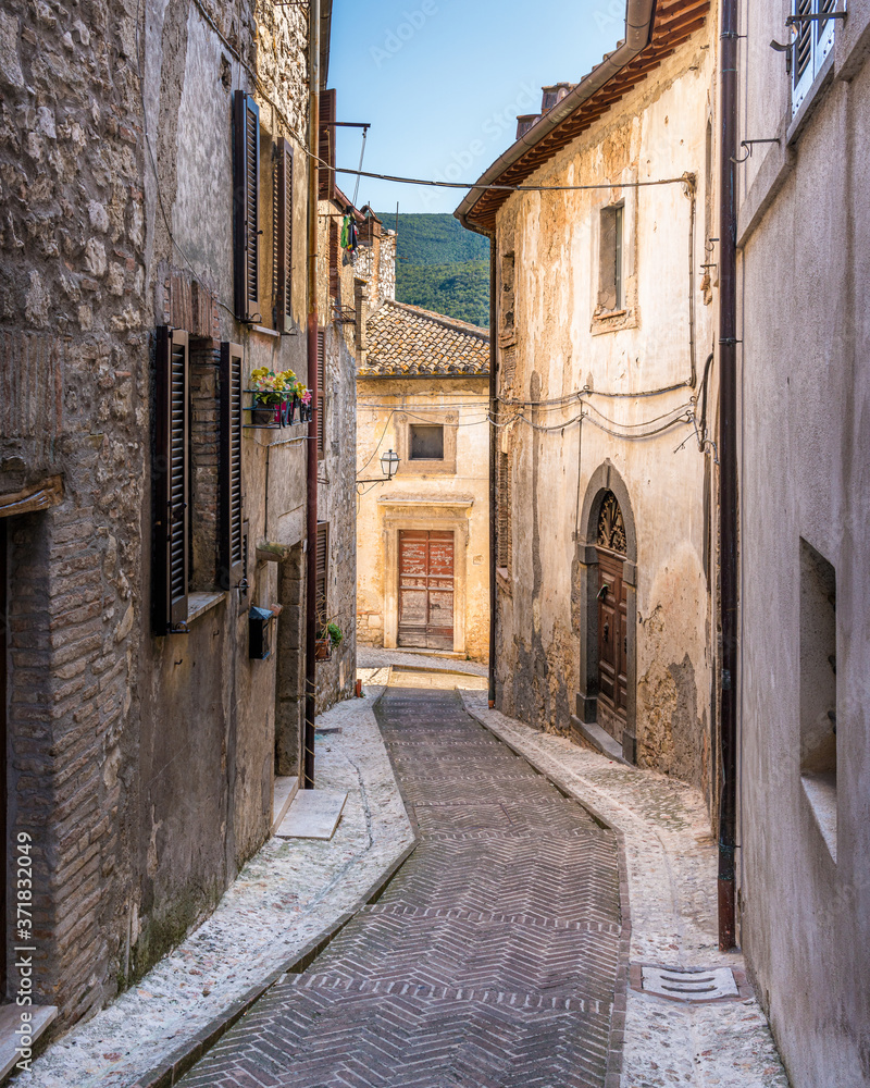 Fototapeta premium Lugnano in Teverina, beautiful village in the Province of Terni, Umbria, Italy.