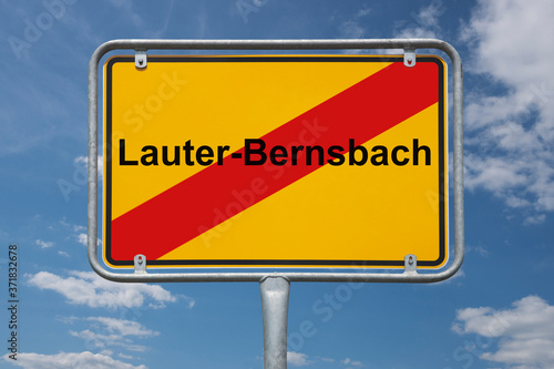 Ortstafel Lauter-Bernsbach