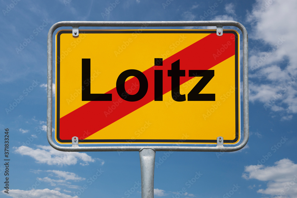 Ortstafel Loitz