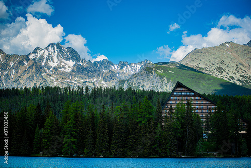 Strbske pleso - Lake in the Tatra Mountains