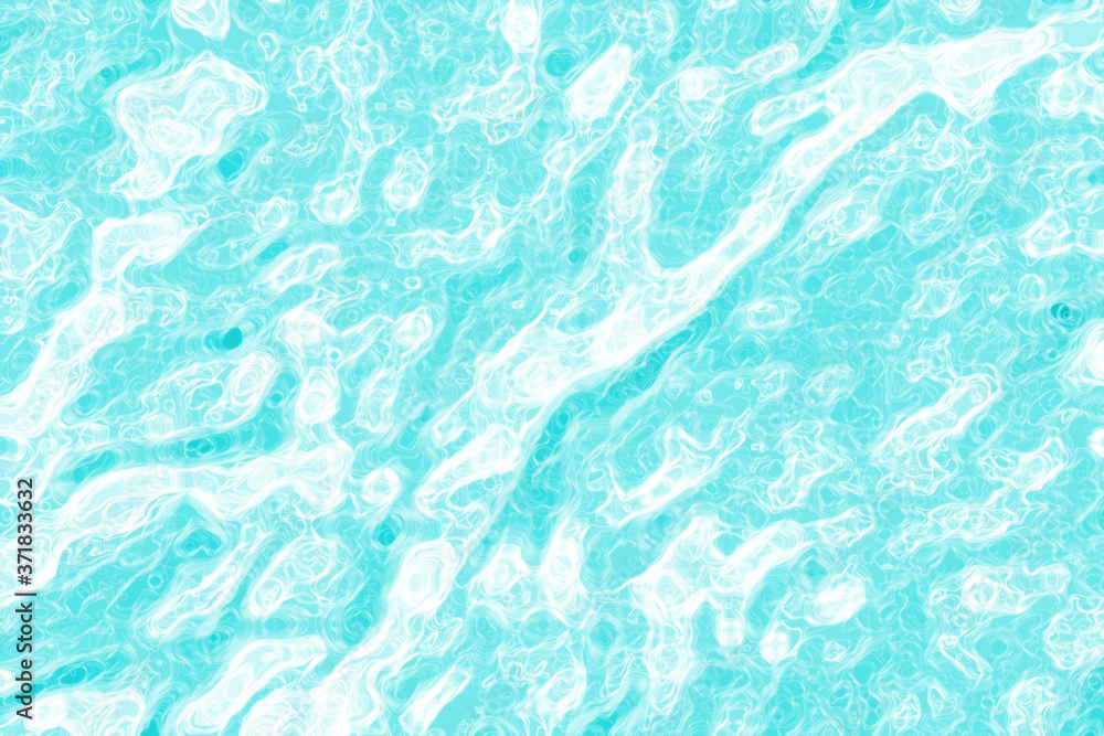 High details green liquid background design template of Aqua Menthe color trending in 2020, abstract texture - computer graphics illustration High details green liquid background design template of Aqua Menthe color trending in 2020, abstract texture - computer graphics illustration