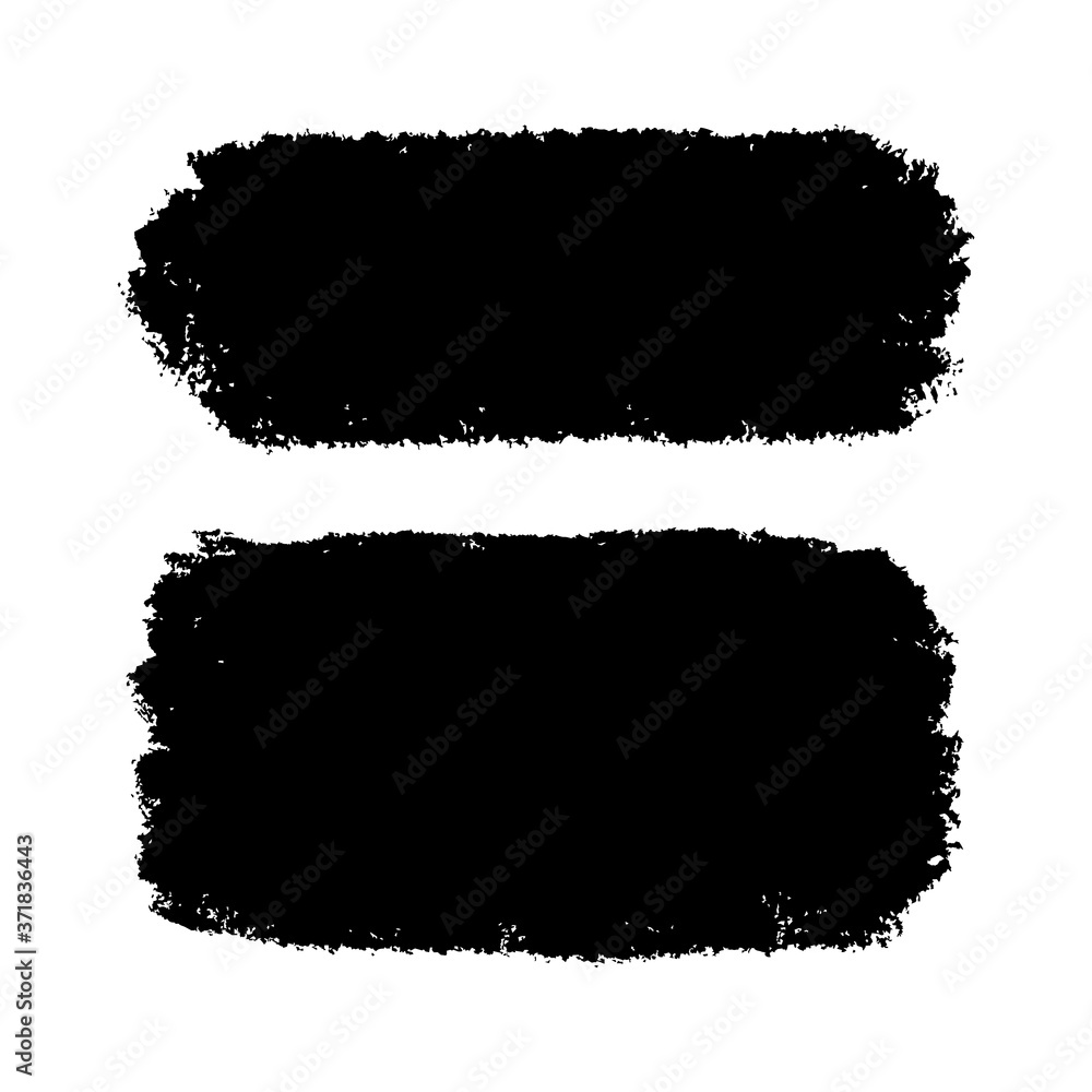 Abstract black watercolor on white background