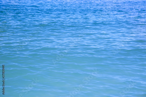 Beautiful sea water with waves as background