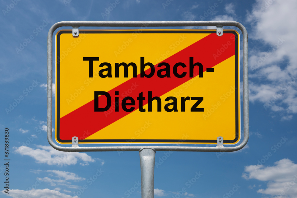 Ortstafel Tambach-Dietharz
