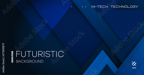 Elegant futuristic background. Abstract background from triangles, gradient lines.