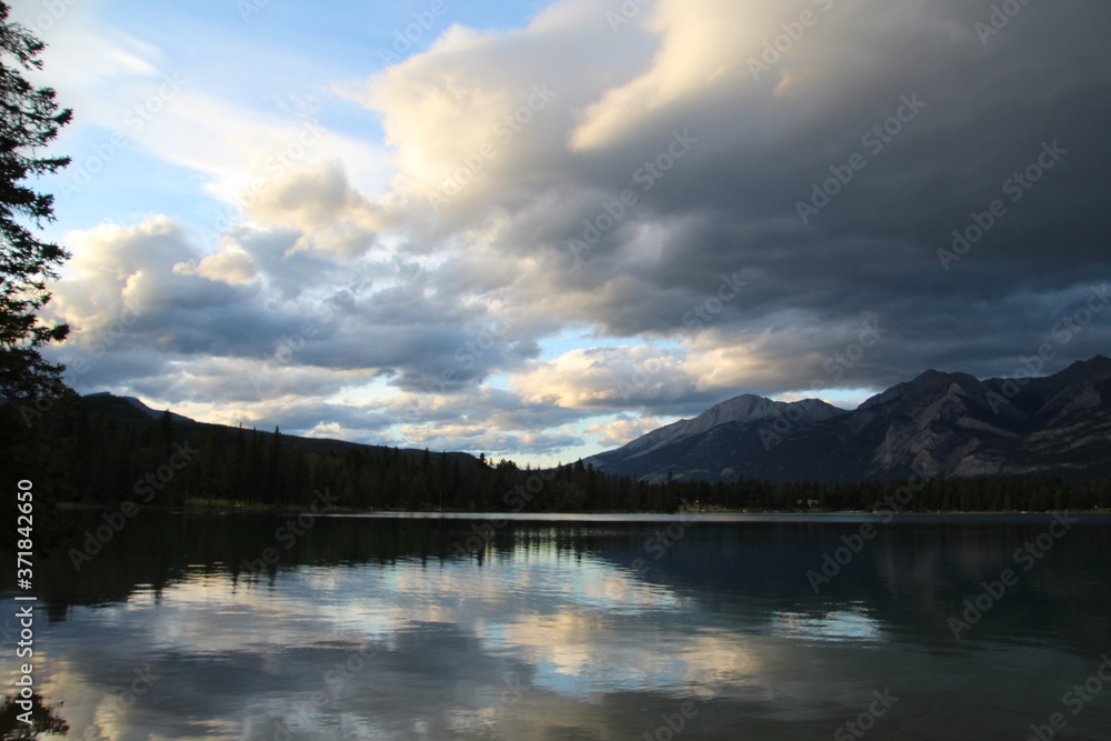 Evening At Lake Edith, Jasper National Park, Alberta