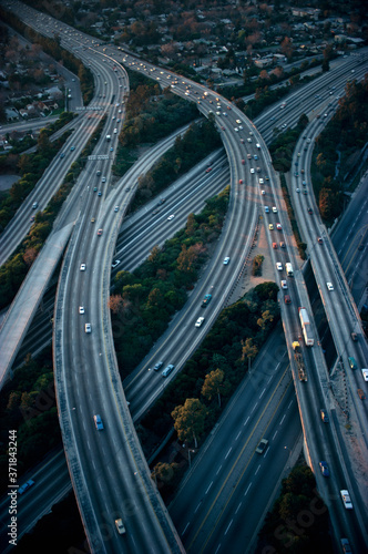 Foto highway bridge junction