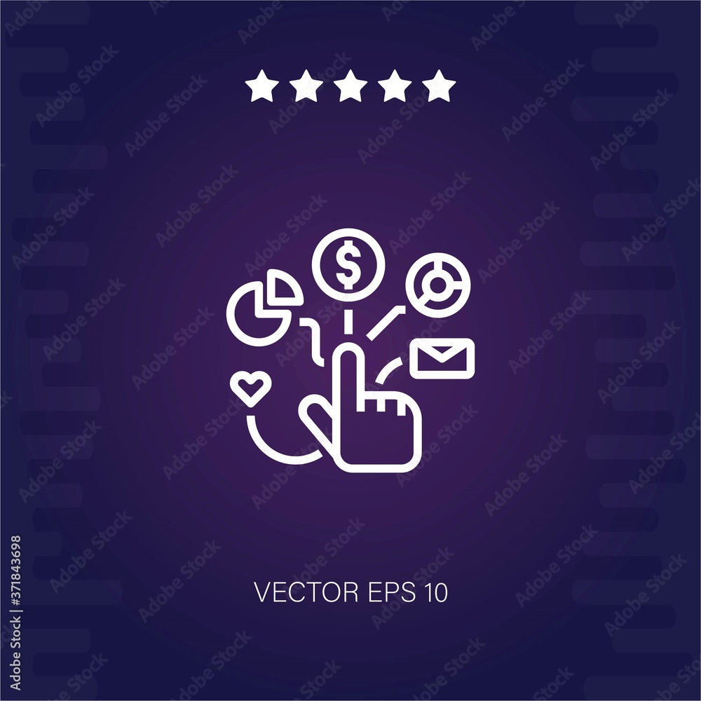 analysis vector icon modern illustration analysis vector icon modern illustration