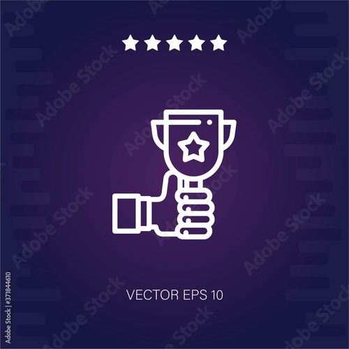 award vector icon modern illustration