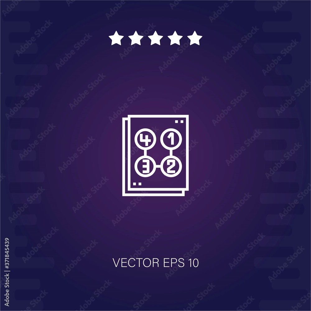 algorithm vector icon modern illustration algorithm vector icon modern illustration
