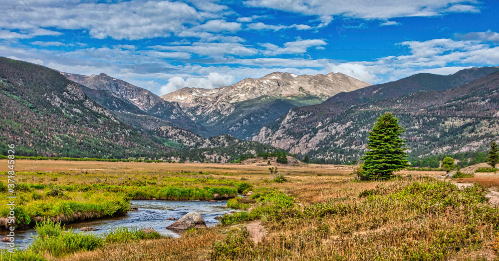 Stream in Rocky Mountain National Park Cp;prad