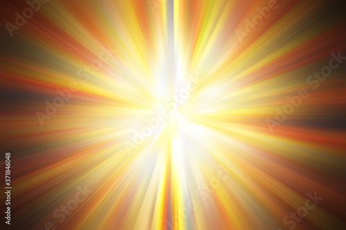An abstract warm tone motion blur burst background image.