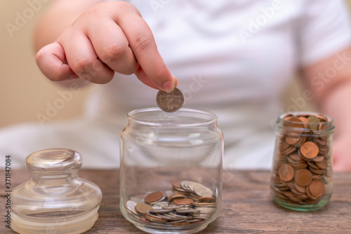 Save money and account banking for finance concept photo